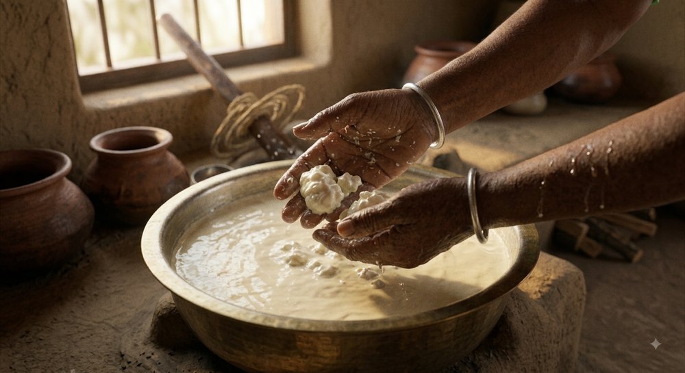 Obtaining butter